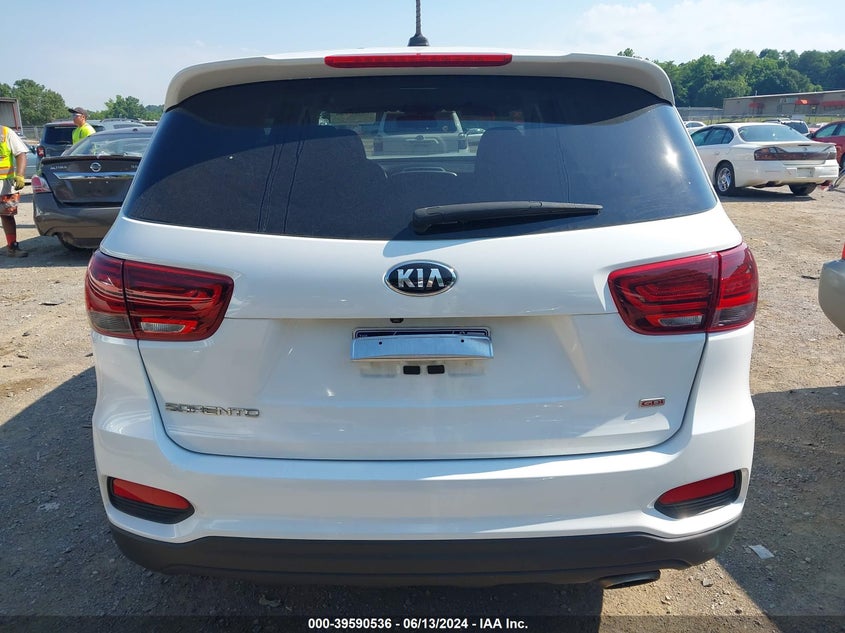2020 Kia Sorento 2.4L L VIN: 5XYPG4A35LG642836 Lot: 39590536