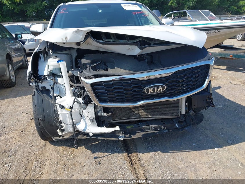 2020 Kia Sorento 2.4L L VIN: 5XYPG4A35LG642836 Lot: 39590536