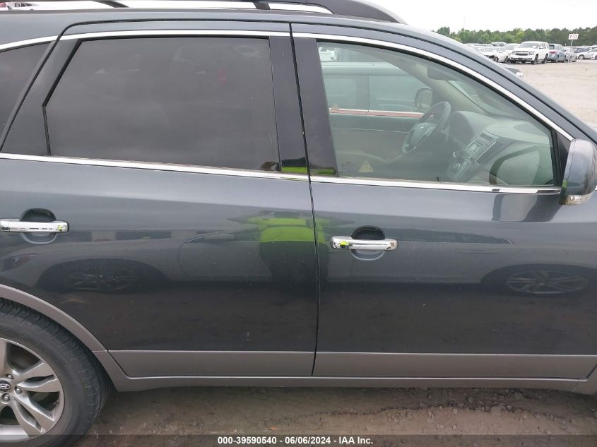 2012 Hyundai Veracruz Limited VIN: KM8NU4CC1CU189192 Lot: 39590540