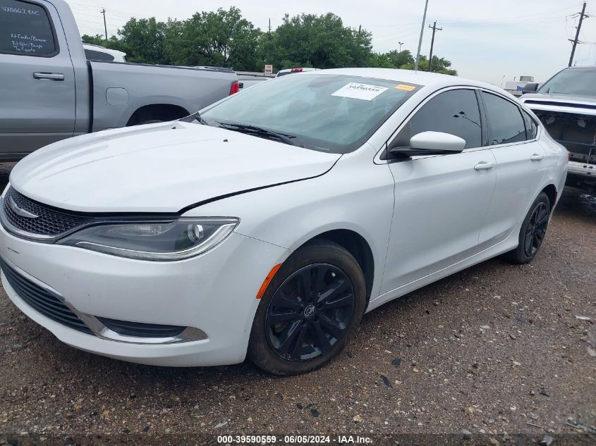 2015 Chrysler 200 Limited VIN: 1C3CCCAB0FN688121 Lot: 39590559