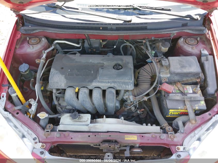 2003 Toyota Corolla Ce VIN: 1NXBR32E83Z052820 Lot: 39590560