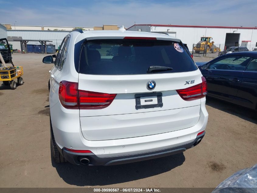 2015 BMW X5 Sdrive35I VIN: 5UXKR2C56F0H37246 Lot: 39590567