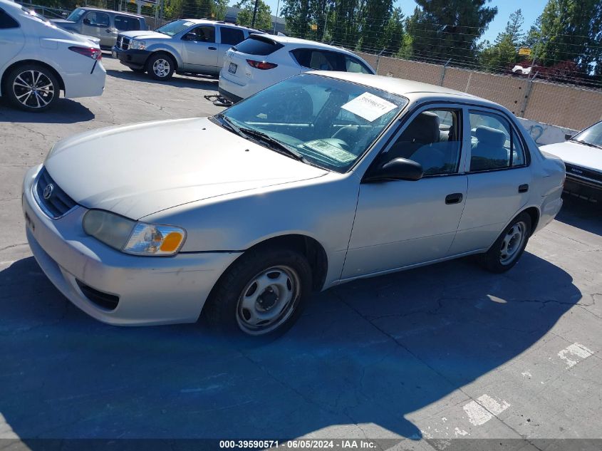 2002 Toyota Corolla Ce VIN: 1NXBR12EX2Z621721 Lot: 39590571