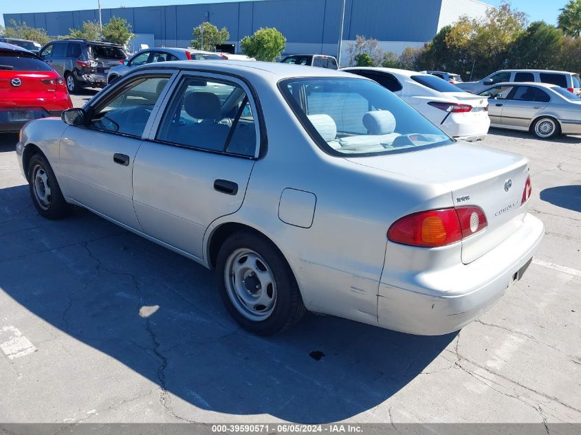 2002 Toyota Corolla Ce VIN: 1NXBR12EX2Z621721 Lot: 39590571