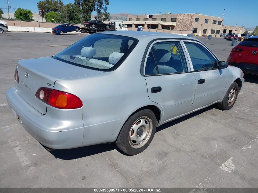 2002 Toyota Corolla Ce VIN: 1NXBR12EX2Z621721 Lot: 39590571