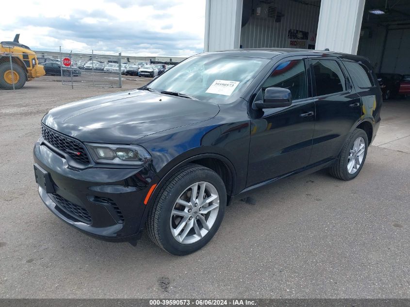 2023 Dodge Durango Gt Awd VIN: 1C4RDJDG2PC675513 Lot: 39590573