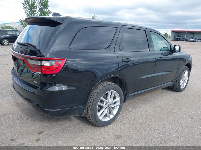 2023 Dodge Durango Gt Awd VIN: 1C4RDJDG2PC675513 Lot: 39590573