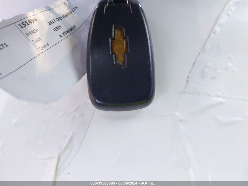 2017 Chevrolet Malibu 1Lt VIN: 1G1ZE5ST5HF103493 Lot: 39590589