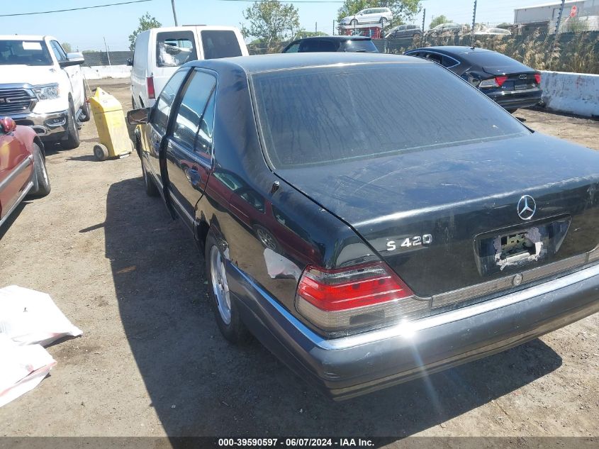 1998 Mercedes-Benz S 420 VIN: WDBGA43GXWA391140 Lot: 39590597