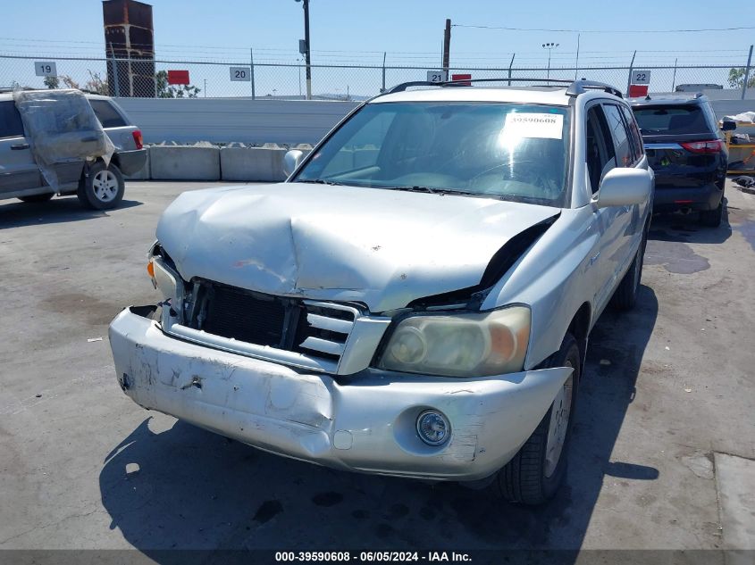 2005 Toyota Highlander Limited V6 VIN: JTEDP21A450053786 Lot: 39590608