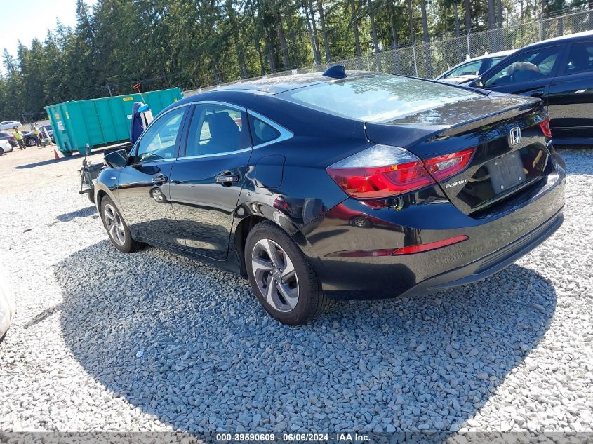 2019 Honda Insight Ex VIN: 19XZE4F51KE010016 Lot: 39590609