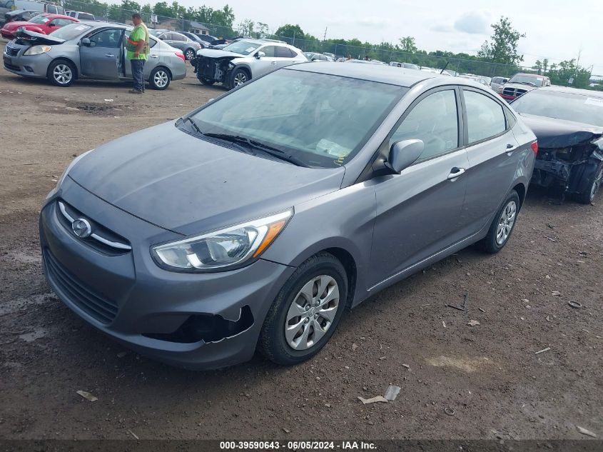 2015 Hyundai Accent Gls VIN: KMHCT4AE5FU833506 Lot: 39590643