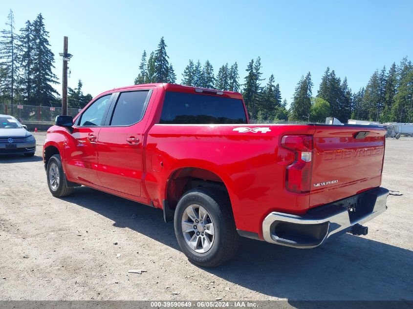 2021 Chevrolet Silverado 1500 4Wd Short Bed Lt VIN: 3GCUYDED0MG372338 Lot: 39590649