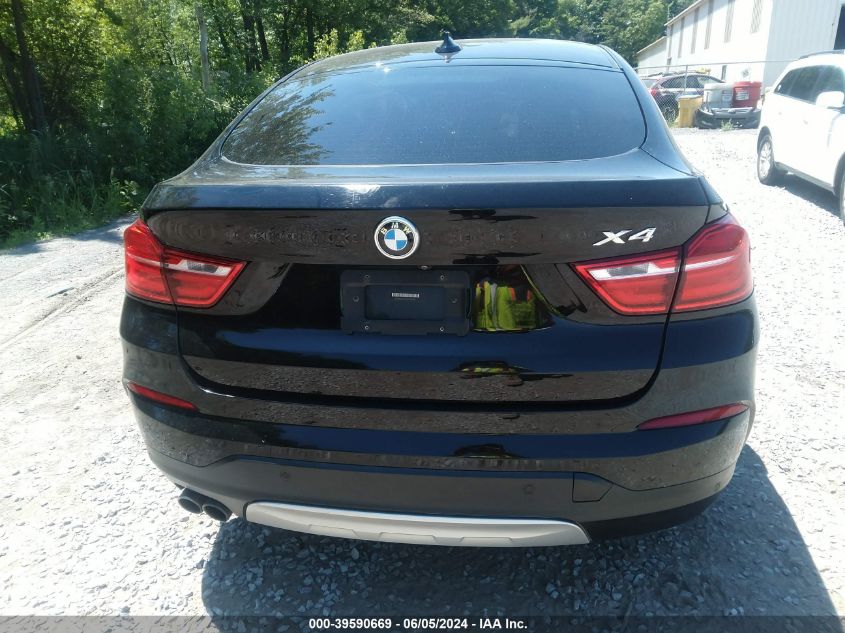 2018 BMW X4 xDrive28I VIN: 5UXXW3C52J0T82490 Lot: 39590669