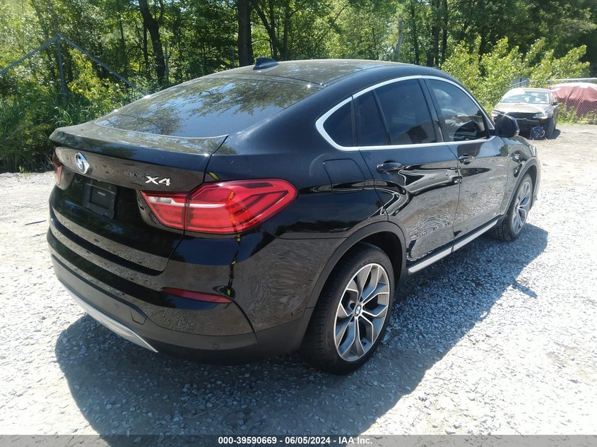 2018 BMW X4 xDrive28I VIN: 5UXXW3C52J0T82490 Lot: 39590669