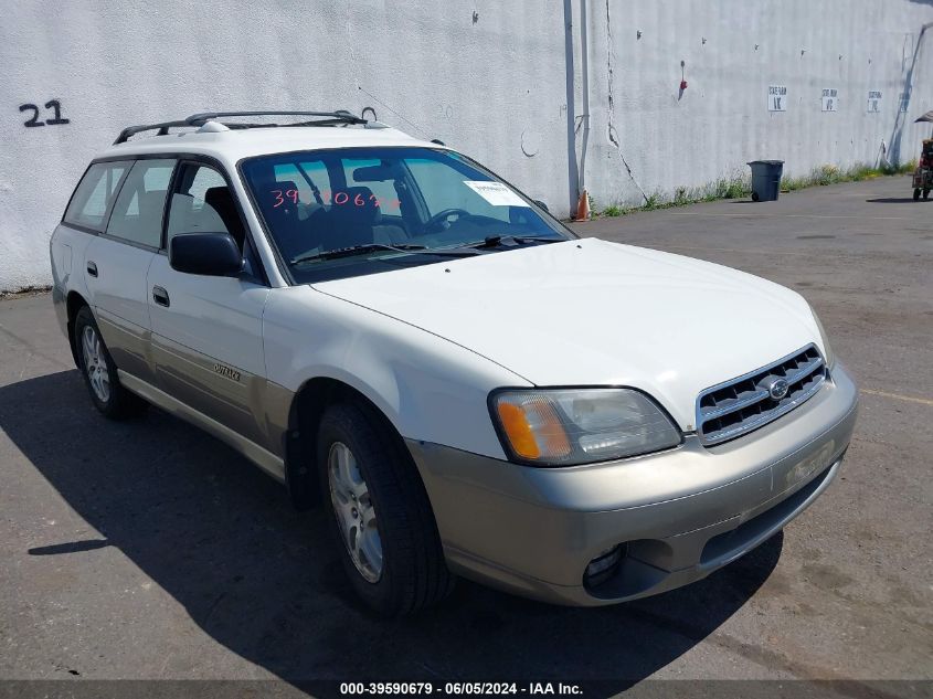 2000 Subaru Outback VIN: 4S3BH6654Y7621204 Lot: 39590679