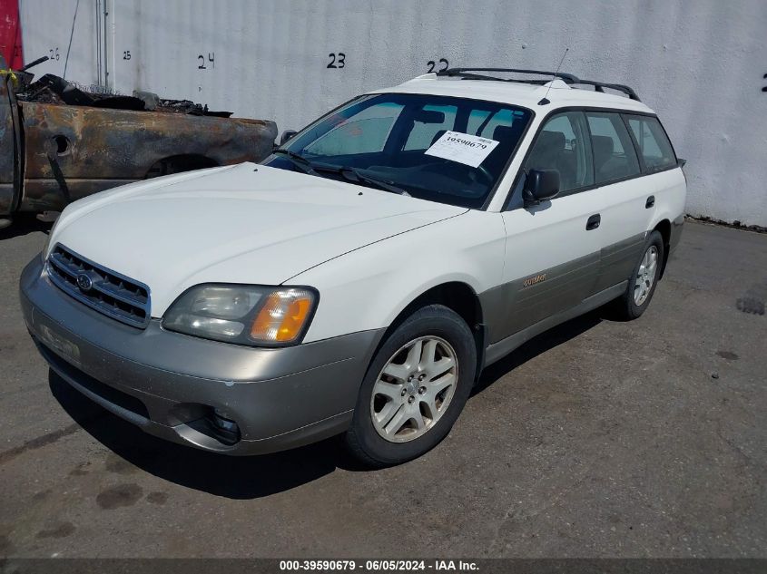 2000 Subaru Outback VIN: 4S3BH6654Y7621204 Lot: 39590679