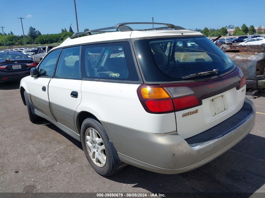 2000 Subaru Outback VIN: 4S3BH6654Y7621204 Lot: 39590679