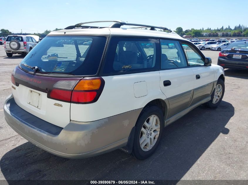 2000 Subaru Outback VIN: 4S3BH6654Y7621204 Lot: 39590679