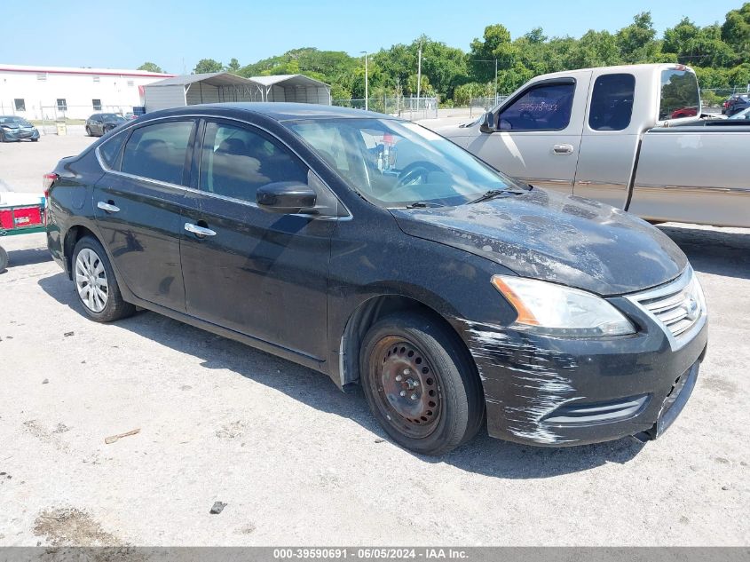 2015 Nissan Sentra S/Sv/Sr/Sl VIN: 3N1AB7APXFL690518 Lot: 39590691