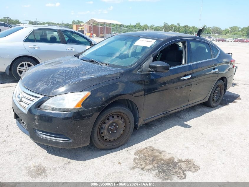 2015 Nissan Sentra S/Sv/Sr/Sl VIN: 3N1AB7APXFL690518 Lot: 39590691