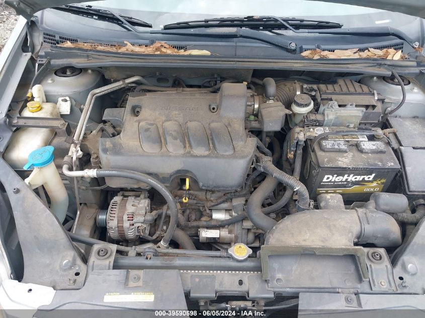 2010 Nissan Sentra 2.0S VIN: 3N1AB6AP9AL627011 Lot: 39590698