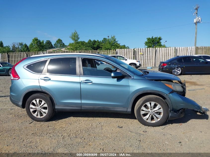 2013 Honda Cr-V Ex-L VIN: 5J6RM4H74DL007875 Lot: 39590699