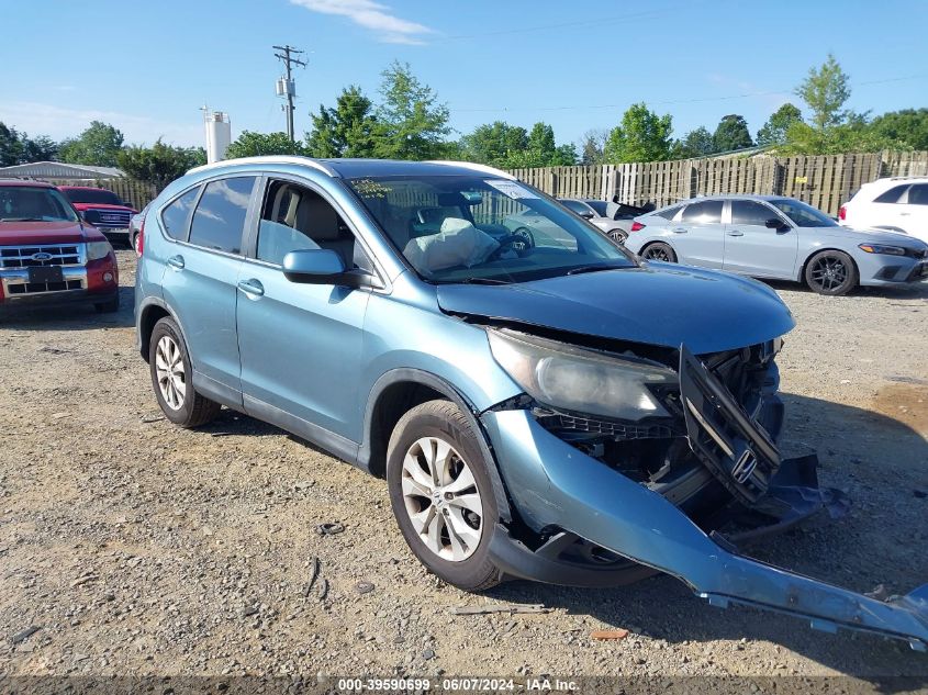 2013 Honda Cr-V Ex-L VIN: 5J6RM4H74DL007875 Lot: 39590699