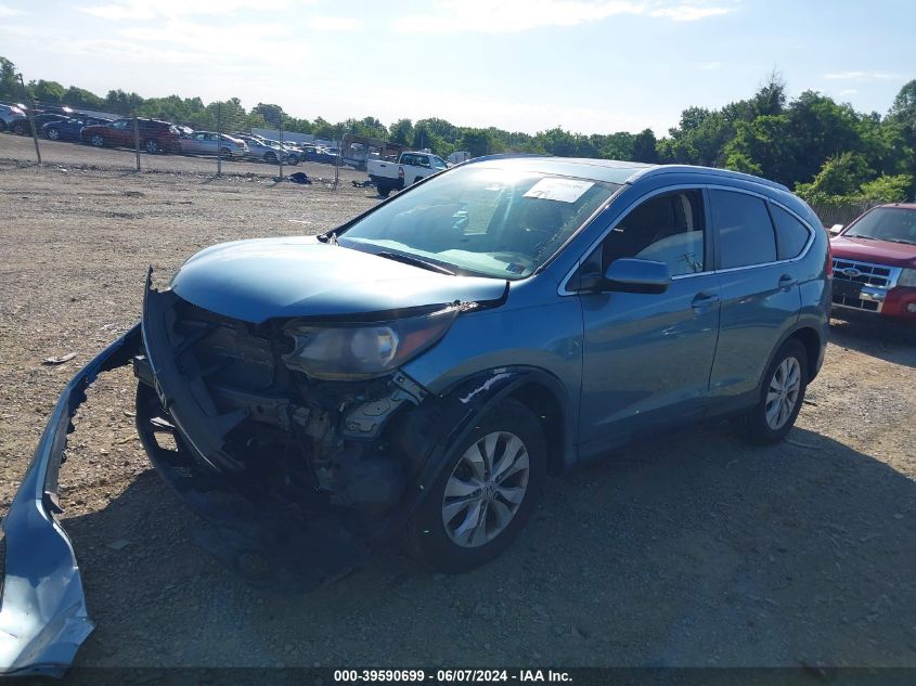 2013 Honda Cr-V Ex-L VIN: 5J6RM4H74DL007875 Lot: 39590699