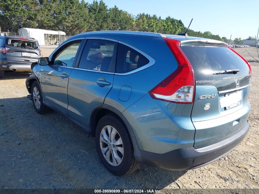 2013 Honda Cr-V Ex-L VIN: 5J6RM4H74DL007875 Lot: 39590699