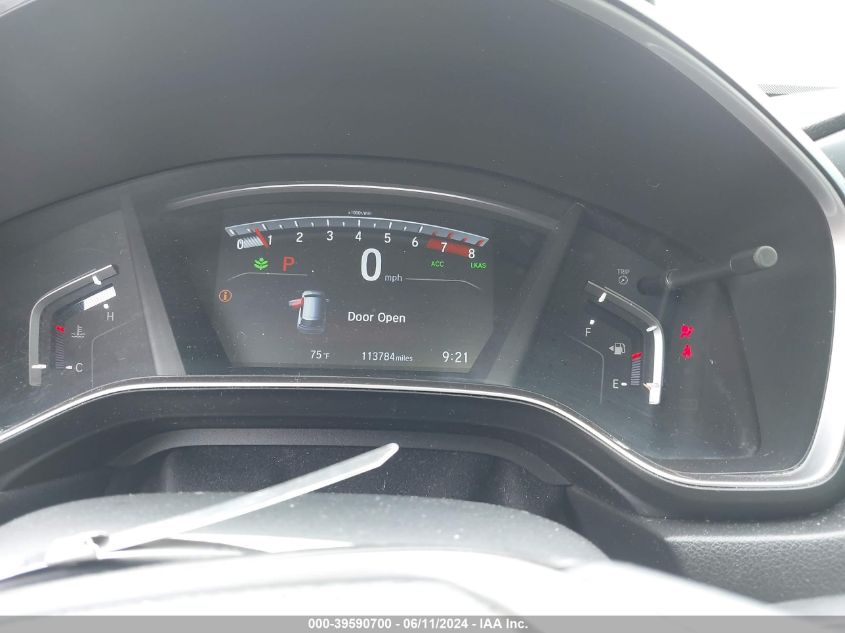 2019 Honda Cr-V Ex-L VIN: JHLRW2H87KX013093 Lot: 39590700