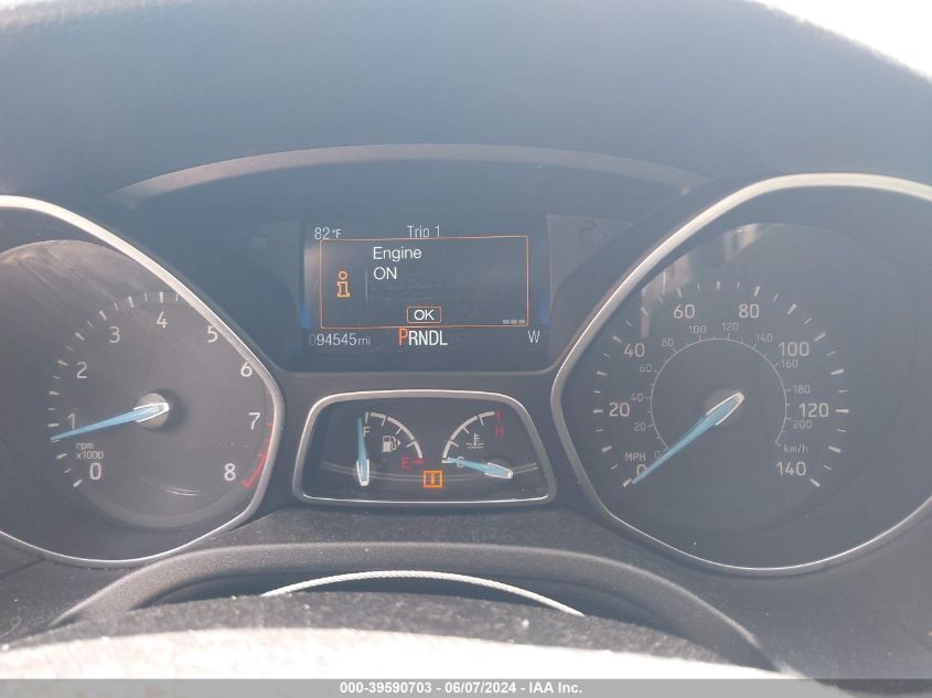 2015 Ford Focus Se VIN: 1FADP3K2XFL242577 Lot: 39590703