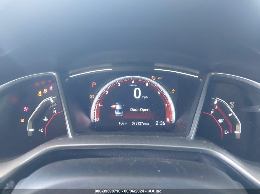 2020 Honda Civic Sport VIN: 19XFC2F82LE004136 Lot: 39590710