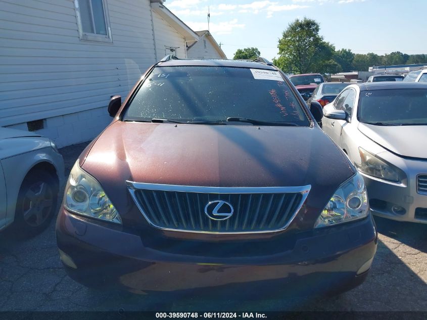 2008 Lexus Rx 350 VIN: JTJGK31U489851086 Lot: 39590748