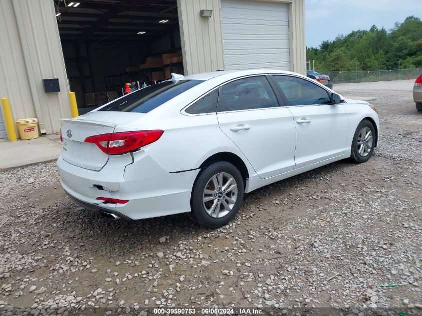 2016 Hyundai Sonata Se VIN: 5NPE24AF4GH274986 Lot: 39590753