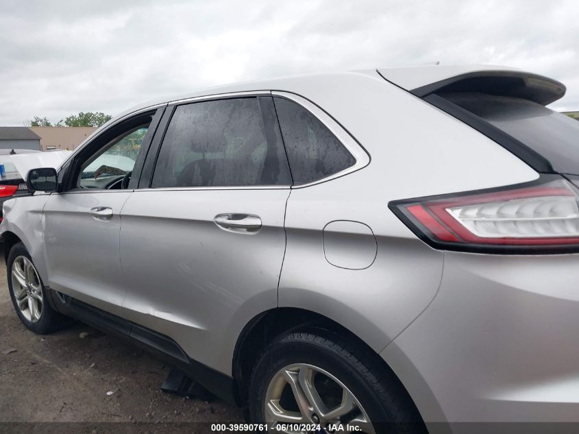 2018 Ford Edge Titanium VIN: 2FMPK4K9XJBB43819 Lot: 39590761