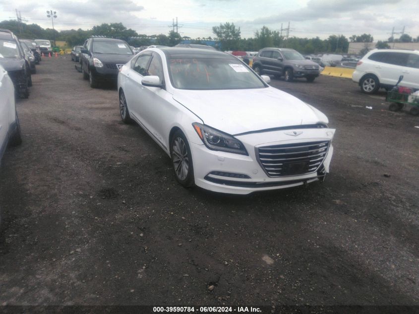 2016 Hyundai Genesis 3.8 VIN: KMHGN4JE0GU137262 Lot: 39590784