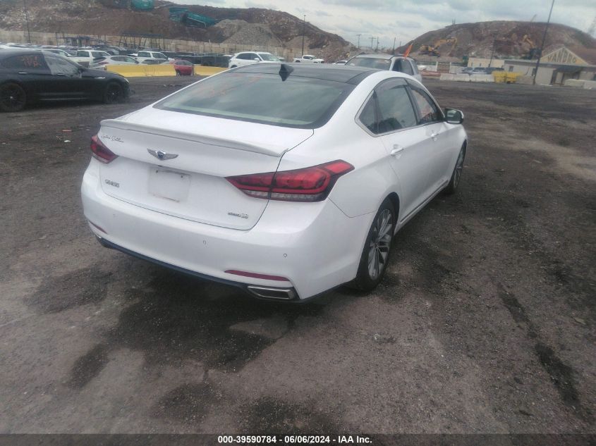 2016 Hyundai Genesis 3.8 VIN: KMHGN4JE0GU137262 Lot: 39590784