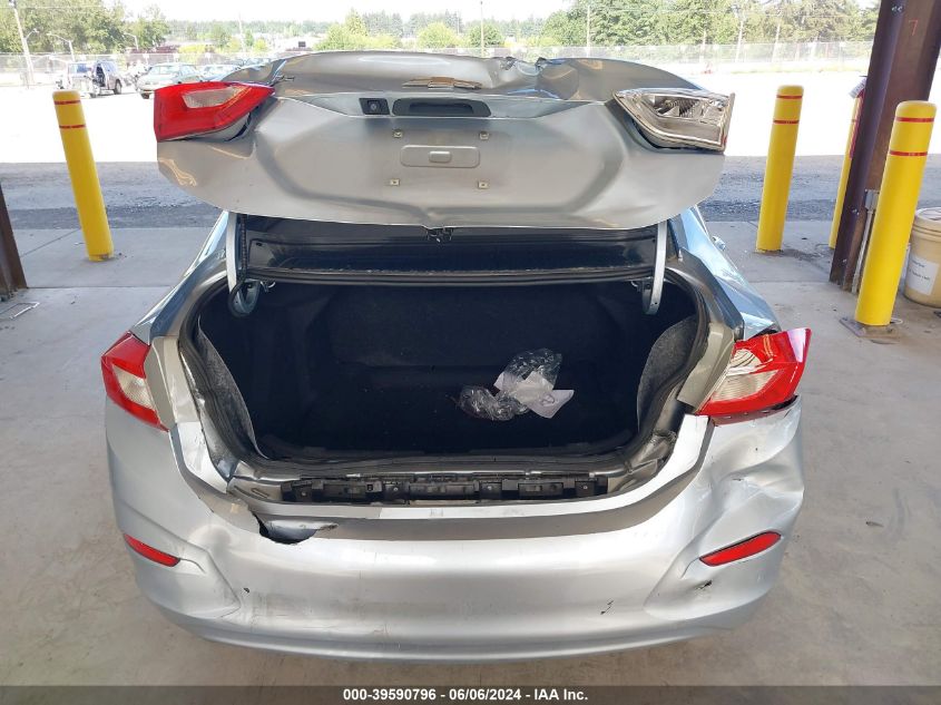 2017 Chevrolet Cruze Ls VIN: 3G1BC5SMXHS553152 Lot: 39590796