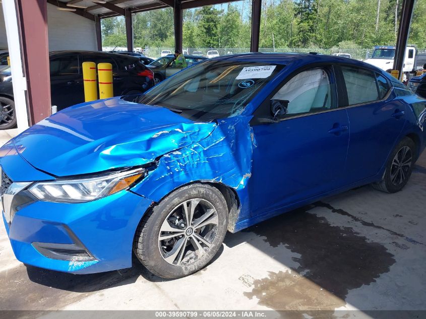 2022 Nissan Sentra Sv Xtronic Cvt VIN: 3N1AB8CV5NY254002 Lot: 39590799