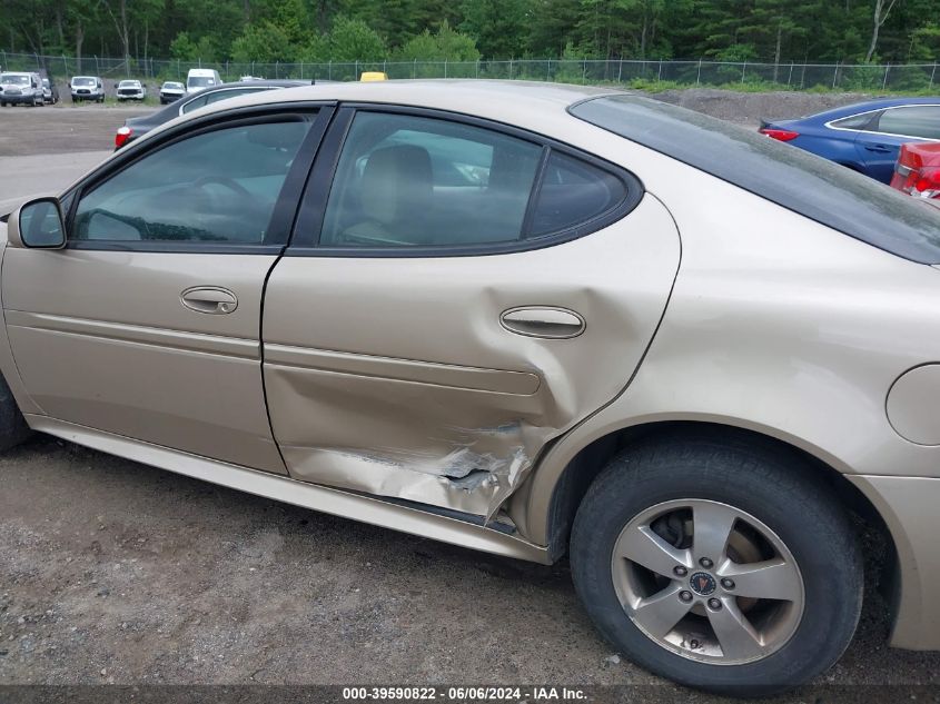 2005 Pontiac Grand Prix VIN: 2G2WP522751266505 Lot: 39590822