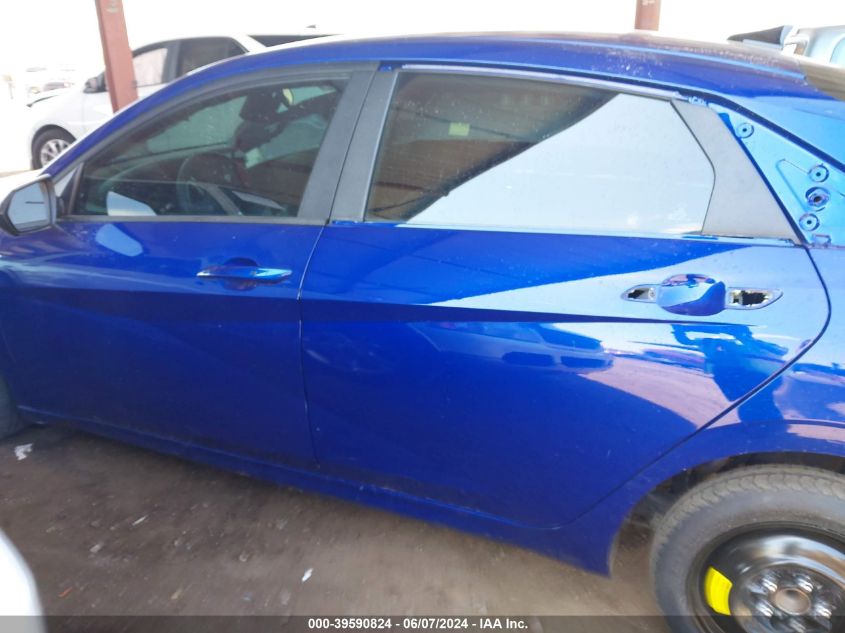 2022 Hyundai Elantra Sel VIN: 5NPLM4AG3NH061499 Lot: 39590824