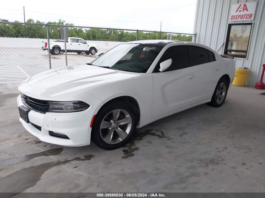 2016 Dodge Charger Sxt VIN: 2C3CDXHG1GH187433 Lot: 39590830