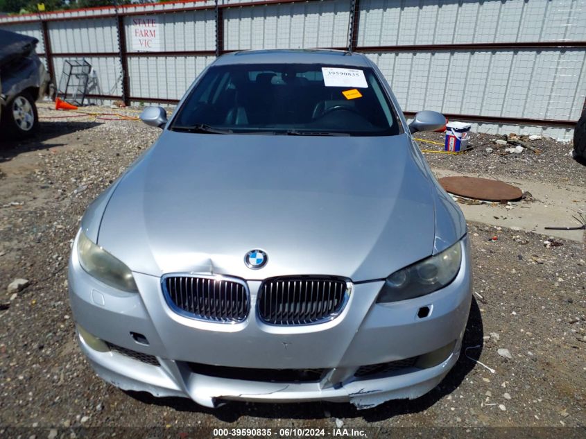 2007 BMW 335I VIN: WBAWB73557PV82261 Lot: 39590835