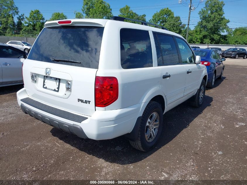 2004 Honda Pilot Exl VIN: 2HKYF18644H506343 Lot: 39590868