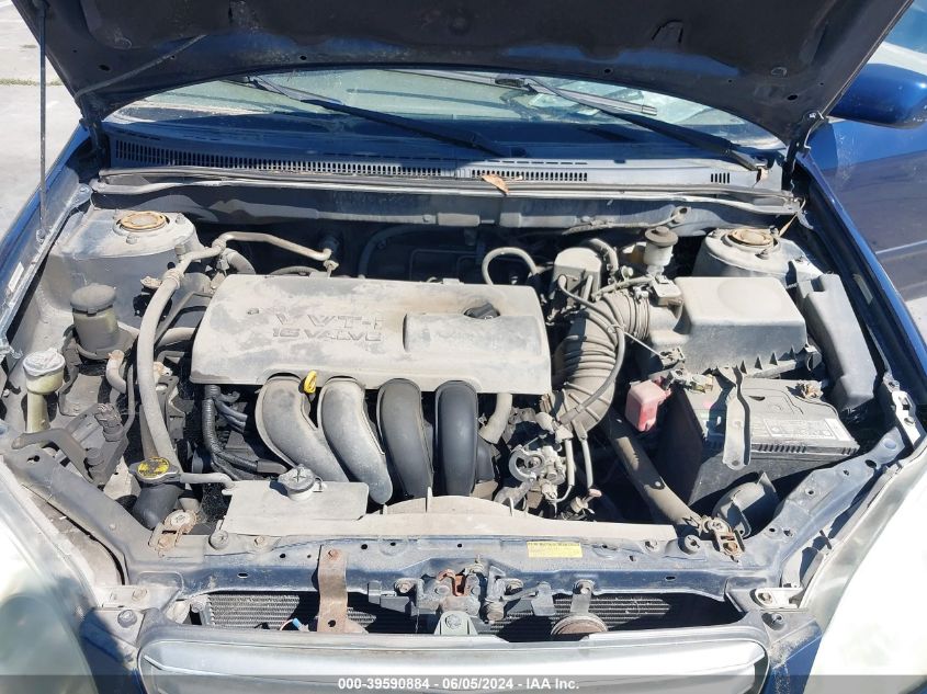 2003 Toyota Corolla Le VIN: JTDBR32E830010627 Lot: 39590884