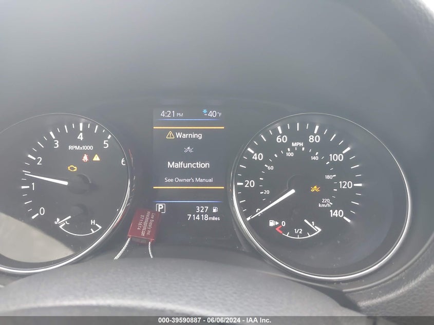 2018 Nissan Rogue Sv VIN: 5N1AT2MV6JC835271 Lot: 39590887