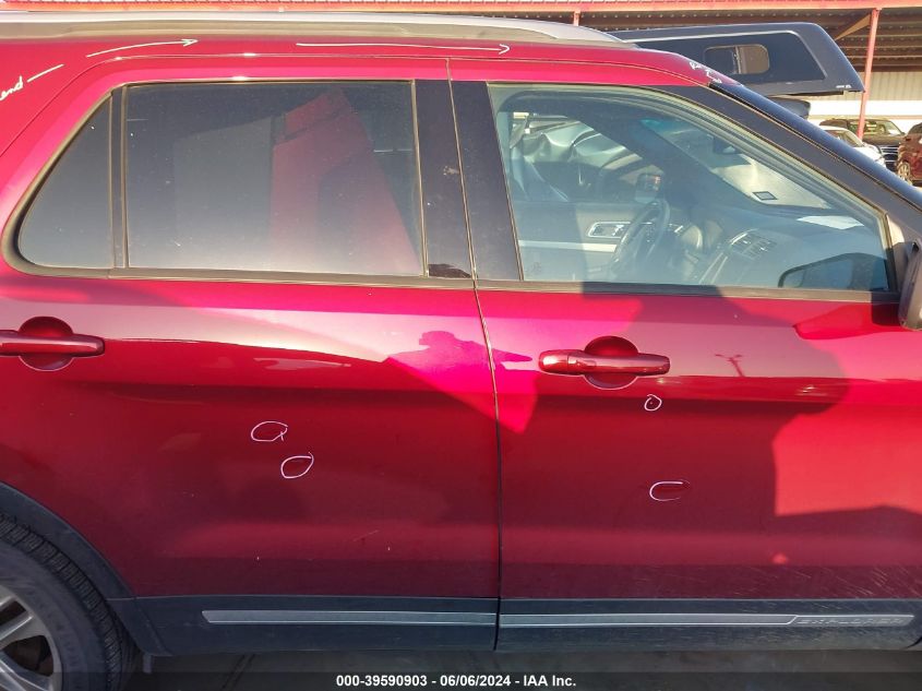 2016 Ford Explorer Xlt VIN: 1FM5K8D83GGB93627 Lot: 39590903