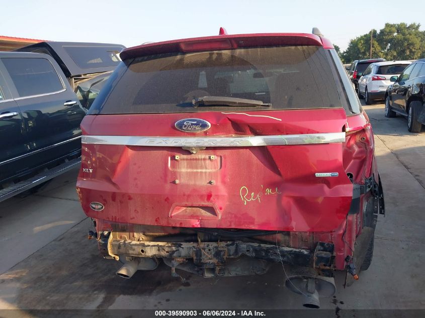 2016 Ford Explorer Xlt VIN: 1FM5K8D83GGB93627 Lot: 39590903