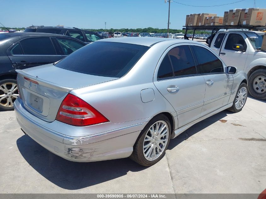 WDBRF52H07F927608 2007 Mercedes-Benz C 230 Sport